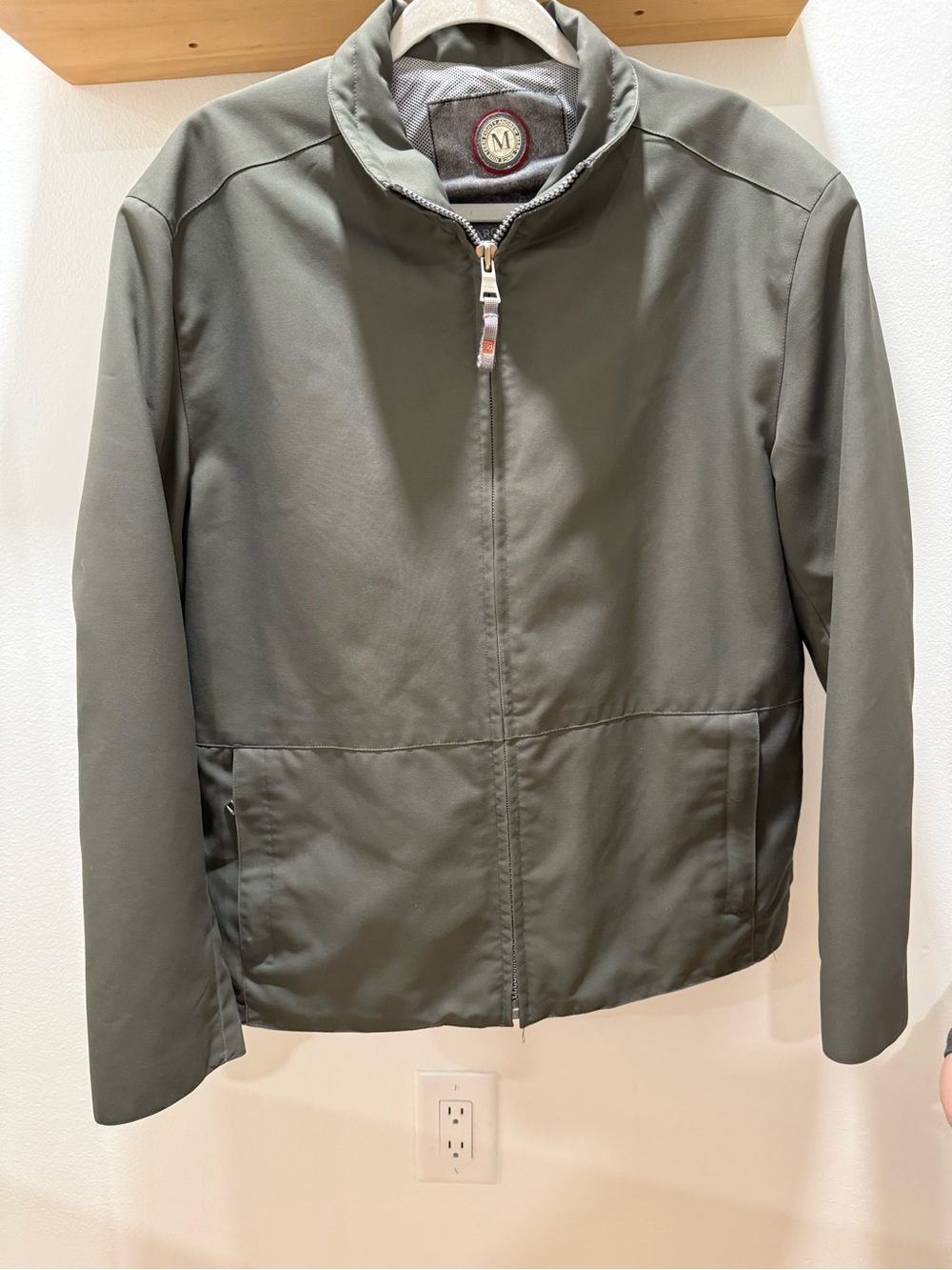 Andrew Marc grey Zip-Front Jacket New size M